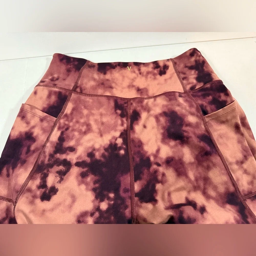 Victoria's Secret Women's Brown Tie Dye High Waist Leggings Size 14 - Picture 10 of 10
